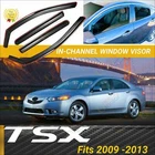 Fits Acura Tsx 2009-2014 In-channel Vent Window Visors Sun Rain Guard Deflectors New. Price: $45.99.