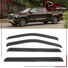 Fits 2022-2026 Toyota Tundra Crew Cab Window Visors Smoke Rain Deflector Guards New. Price: $27.99.