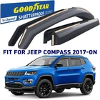 Side Window Deflectors Rain Guards For 2017-2026 Jeep Compass In-channel New. Price: $98.99.