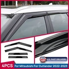 For Mitsubishi Outlander 2022-2024 Window Visor Vent Sun Shade Door Rain Guards New. Price: $29.99.