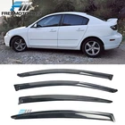 Fits 04-09 Mazda 3 Sedan 4-DOOR Window Visors Rain Sun Guard Acrylic 4PCS Set New. Price: $26.99.