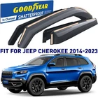 Side Window Deflectors Rain Guards For 2014-2023 Jeep Cherokee In-channel New. Price: $108.89.
