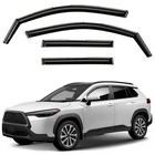 Smoke Tinted Inchannel Window Vent Visors Rain Guards For Corolla Cross New. Price: $74.60.