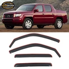 In-channel Window Visors Fit 06-14 Honda Ridgeline Rain Sun Guard Vent Deflector New. Price: $29.99.