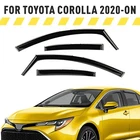 Rain Guards Vent Visors Shade For 2020-2026 Toyota Corolla In-channel New. Price: $61.94.