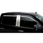 Putco 480025 Element Chrome Tape-on Window Visor (set Of 4) For F-250/F-350 New. Price: $222.99.