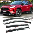 For Toyota RAV4 2019-2024 Vent Visor Deflector Window Rain Guard Shade W/chrome New. Price: $38.59.