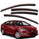 Fit 2011-2016 Hyundai Elantra Sedan In-channel Vent Shade Window Visor Deflector New. Price: $42.95.