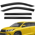 Sun Rain Visors Wind Guards For 2014-2019 Toyota Highlander New. Price: $44.99.