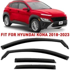 Side Window Deflectors Rain Guards For 2018-2023 Hyundai Kona Shatterproof New. Price: $59.39.