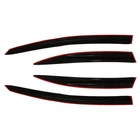 Sun/rain Guard Outside Mount Tape-on Window Visors For 06-11 Honda Civic Sedan New. Price: $29.69.