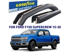 Goodyear Shatterproof Window Deflectors Ford F150 2015-2020 Crew Cab New. Price: $59.99.