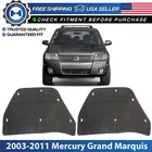 Left & Right Engine Splash Shield Set Of For 2003-2011 Mercury Grand Marquis New. Price: $110.34.