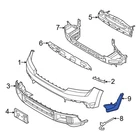 Ford Maverick 2022-2024 NZ6Z16B074A Front Right Stone Deflector New. Price: $53.66.