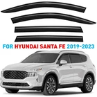 Rain Guards Vent Visors Shade For 2019-2023 Hyundai Santa Fe Shatterproof New. Price: $52.49.
