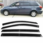 4PCS Acrylic Window Visors Sunproof Rain Guards Kit For Toyota Sienna 2004-2009 New. Price: $23.16.