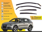 Wind Deflectors Channel For Audi Q5 2009-2017 4-PCS Sun Visors Rain Guard New. Price: $118.10.