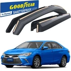 Sun Rain Visors Wind Guards For 2015-2017 Toyota Camry Shatterproof New. Price: $99.99.