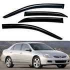 Side Deflectors Vent Shade Window Visors For 2003-2007 Honda Accord Sedan New. Price: $43.95.