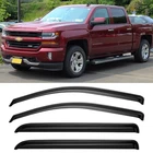 Window Rain Guards For 2014-2018 Silverado/sierra Crew Cab, Smoked New. Price: $72.06.