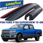 Side Window Deflectors Rain Guards 2015-2026 Ford F150 Supercrew New. Price: $98.99.
