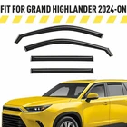 Rain Guards Vent Visors Shade For 2024-2026 Toyota Grand Highlander New. Price: $61.94.