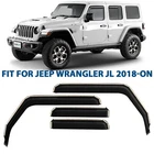 Side Window Deflectors Rain Guards For 2018-2026 Jeep Wrangler Jl Shatterproof New. Price: $69.29.