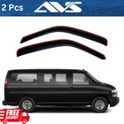 Avs In-channel Window Vent Visor Rain Guards For Gmc Savana 2500/3500 1996-2024 New. Price: $96.80.