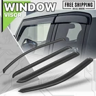 Tape-on Window Visor Vent Rain Deflector Fit 14-15 Gmc Sierra 1500 Crew Cab New. Price: $31.99.