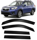 Window Visor Rain Guards Tape On Subaru Forester 2019-2024 Tinted Side New. Price: $74.99.