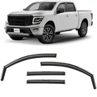 Sun Rain Visors Wind Guards For 2017-2024 Nissan Titan Crew Cab New. Price: $69.99.