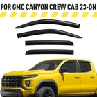 Rain Guards Vent Visors Shade For 2023-2026 Gmc Canyon Crew Cab New. Price: $47.24.