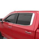 Egr 571895 Front/rear In-channel Window Visors Black 19-23 Silverado/sierra Dbl New. Price: $84.40.