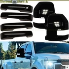 2023-2025 Ford F250-F550 Crew Gloss Black 4 Door Handles Nosmt+top Mirror Covers New. Price: $198.50.