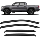 Sun/rain Guard Outside Mount Tape-on Window Visors For 16-20 Tacoma Double Cab New. Price: $30.59.