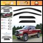 Window Visors Rain Guards For 2002-2008 Dodge Ram Quad/extended Cab 1500-3500 New. Price: $58.99.