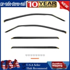 Rain Guards Vent Visors Shade For Chevy Silverado 2014-2018 Crew Cab New. Price: $45.99.