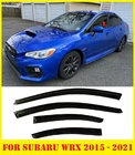 For Subaru Wrx 2015-2021 Black Smoke Tinted Window Visors Deflectors Rain Guards New. Price: $54.54.