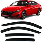 21-26 Hyundai Elantra Tape-on Rain Guards Window Deflectors Visors New. Price: $82.66.