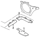 Genuine Mazda Stone Deflector NA01-51-SE2 New. Price: $15.18.