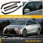Fits Toyota Camry 2015-2017 In-channel Vent Window Visors Rain Guard Deflector New. Price: $45.99.