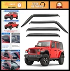 Rain Guards Window Visors For Jeep Wrangler Jl 2018-2026 & Gladiator 2020-2026, New. Price: $71.99.