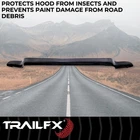 Trailfx Part #5727H Wrap-around Smoke Acrylic Bug Shield Black New. Price: $73.99.
