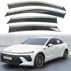 Window Visor Rain Guard Vent Deflector Chrome Trims Fit Hyundai Sonata 2020-2026 New. Price: $29.99.
