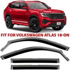 Rain Guards Vent Visors Shade For 2018-2026 Volkswagen Atlas Shatterproof New. Price: $62.99.