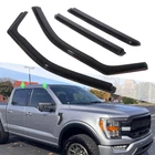 4X Window Visor Deflectors Rain Guards Black 2021-2024 Ford F-150 Supercrew New. Price: $25.99.