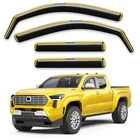 Deejecsun In-channel Window Rain Guards For Toyota Tacoma 2024-2026 Double Cab New. Price: $80.98.