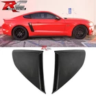 Fits 15-23 Ford Mustang Coupe Gt Style Side Quarter Window Louvers Guard Vent Pu New. Price: $56.99.