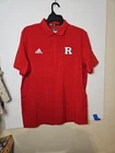 Adidas Men's Rutgers Team Polo Red Size HN7410 Quick Dry Used. Price: $14.99.