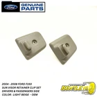 2004 - 2008 Ford F150 Shade Retainer Clip Hook Set Beige Oem Used. Price: $18.88.